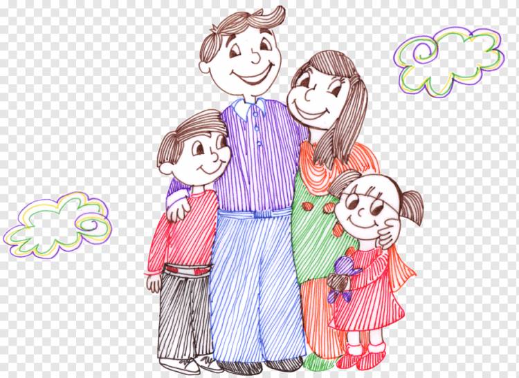 Семейный рисунок, счастливая семья, любовь, ребенок, млекопитающее png