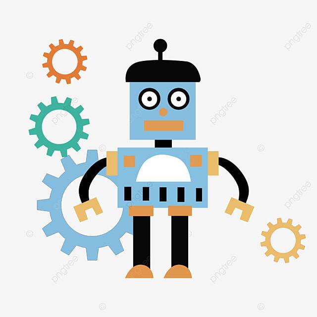 Cartoon Hand Drawn Robot Vector PNG , робот клипарт, мультфильм, Нарисованный от руки PNG картинки и пнг PSD рисунок для бесплатной загрузки