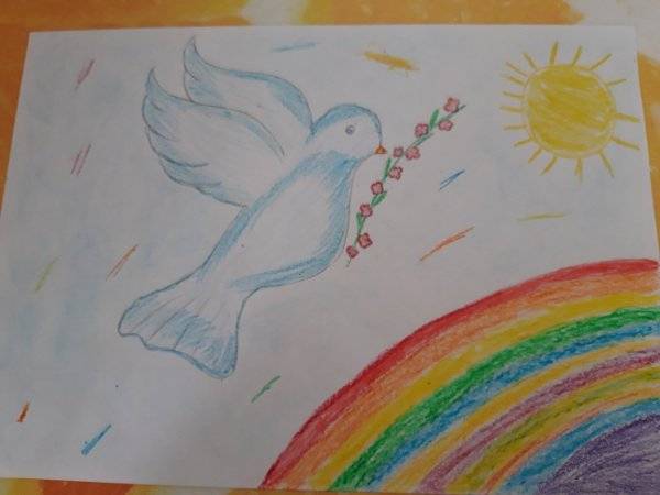 Картинки мирное небо над головой для детей 