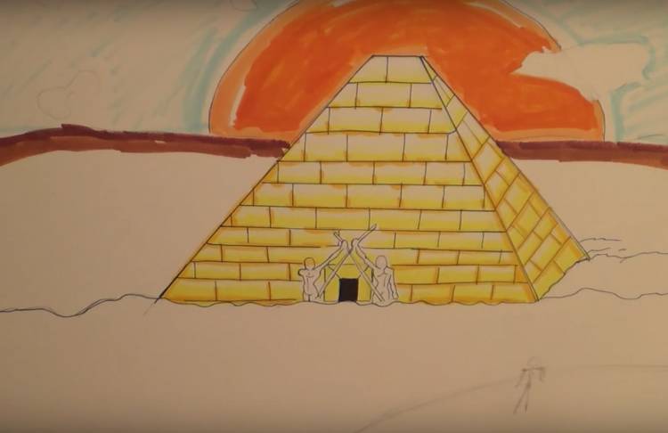 Египет детские рисунки