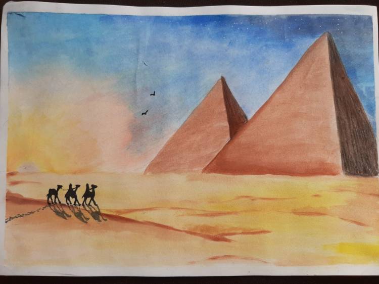 Рисунок на тему древний египет