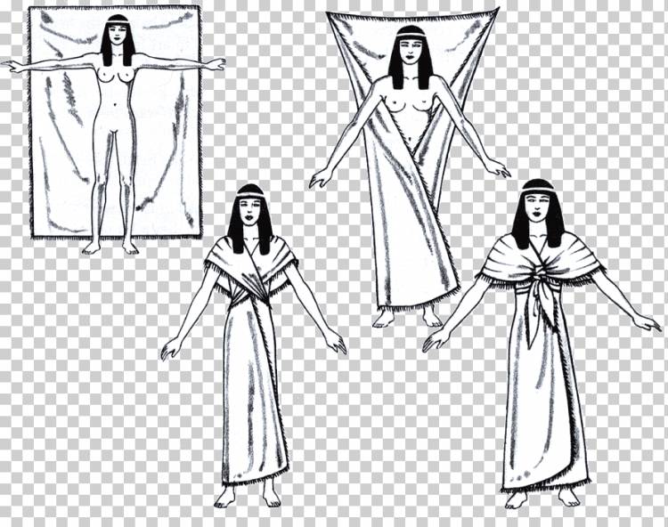 Древний Египет Древняя Греция Туника Древняя история Одежда, свадебный головной убор, угол, рука, мода png
