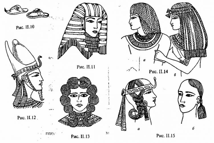Костюм в Древнем Египте 