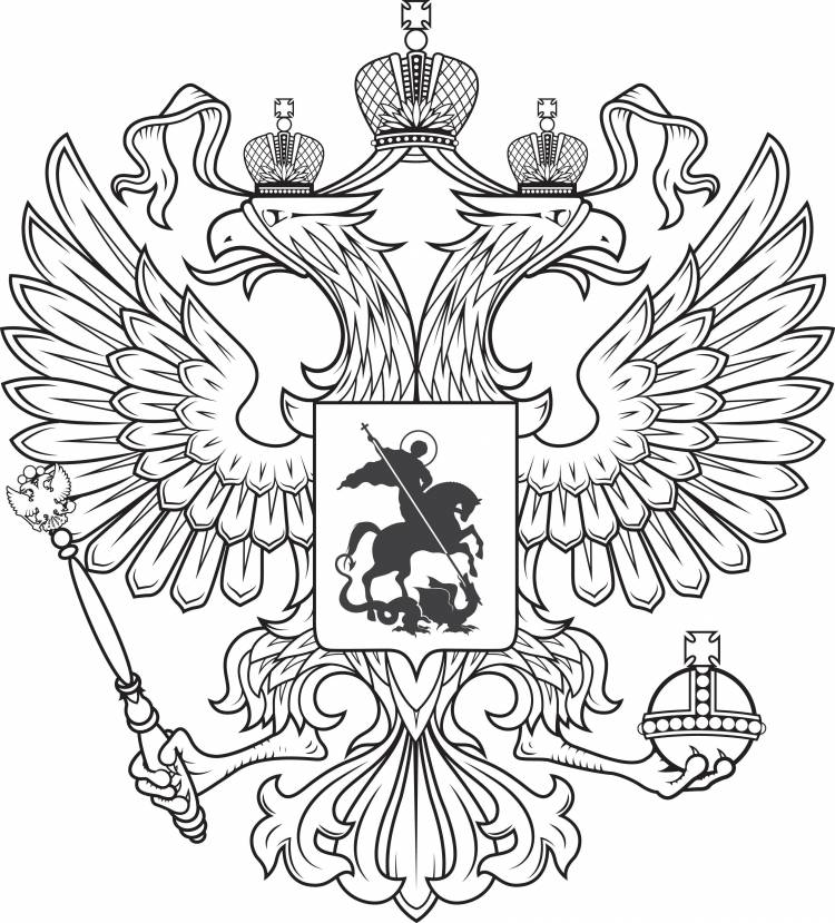 Рисунки герба россии для срисовки