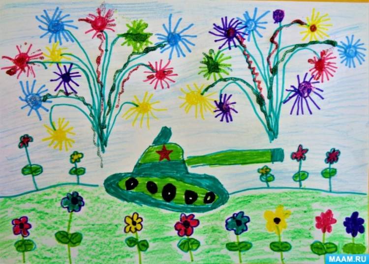 Конспект занятия по рисованию «Что такое День Победы? Это значит нет войны!» с детьми старшей логопедической группы 