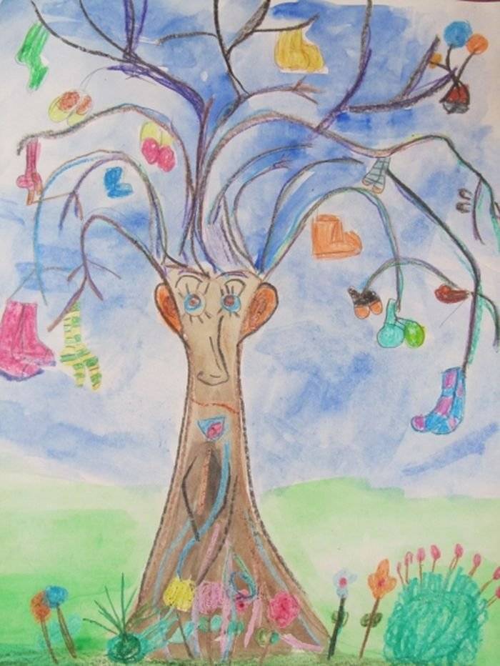 Картинки деревьев для детей с названиями, цветные красивые