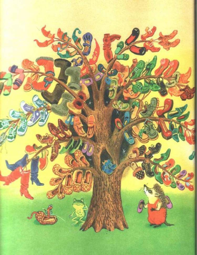 Чудо дерево иллюстрации к сказке