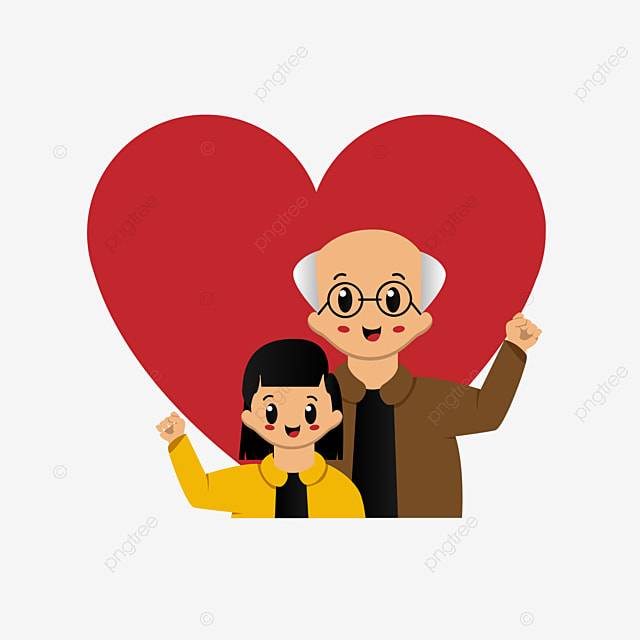 бабушка и дедушка с девушкой детский дизайн PNG , дедушка и бабушка клипарт, счастливый, день бабушки и дедушки PNG картинки и пнг рисунок для бесплатной загрузки