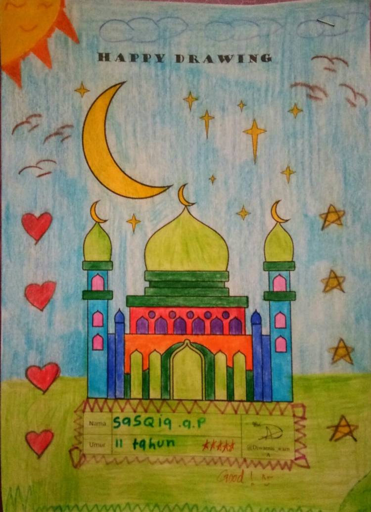 Рисунки мечеть глазами детей