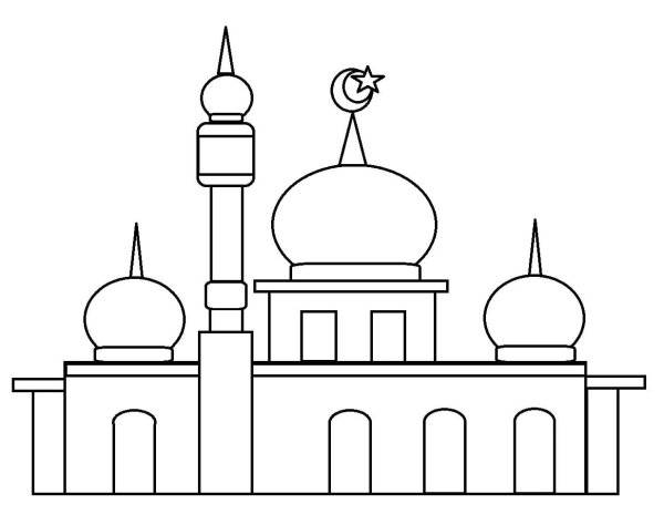 Детские рисунки мечети 