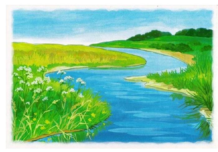 Рисунок на тему водоемы краснодарского края 