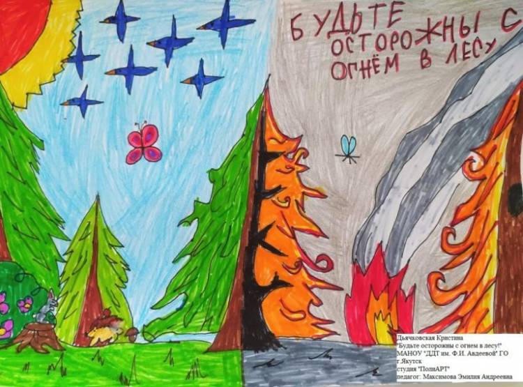 Итоги городского конкурса детских рисунков «Пожарная безопасность глазами детей»