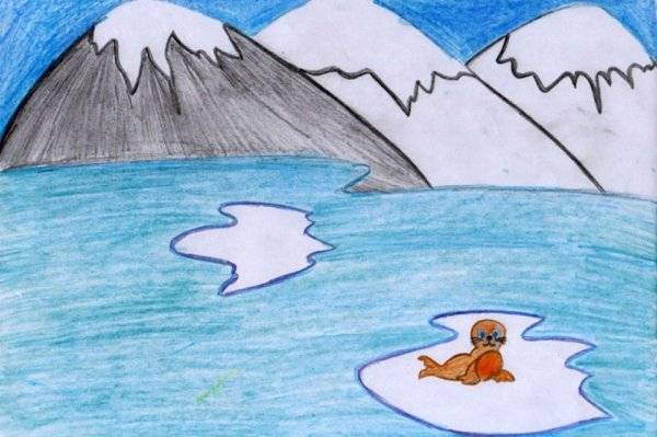 Картинки детские озера байкал 