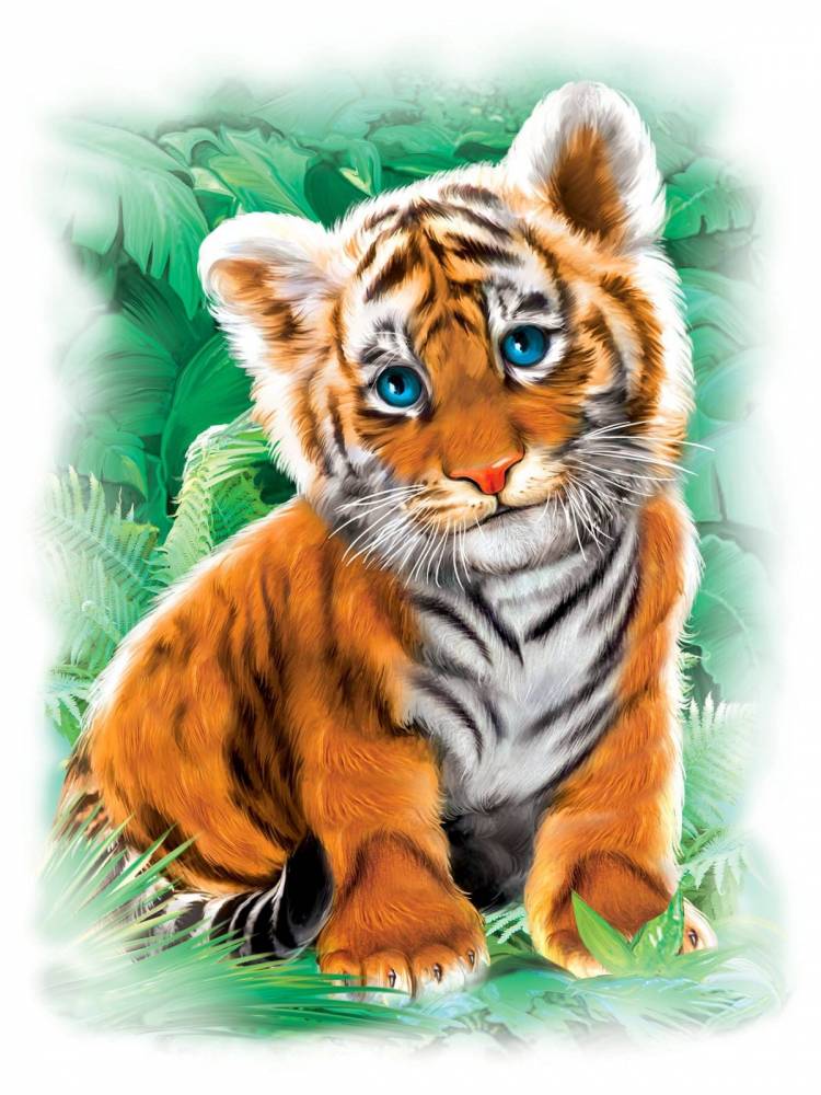Год тигра детские рисунки
