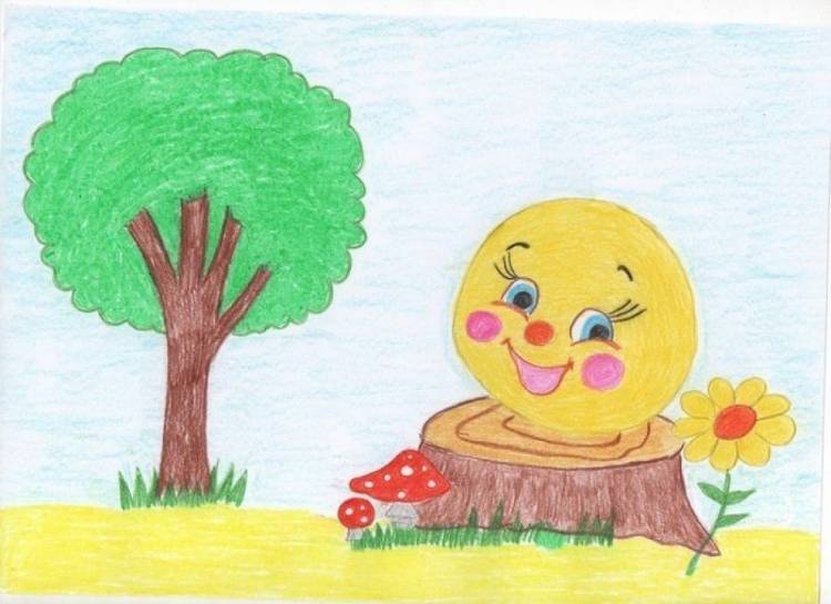 Моя любимая сказка рисунок в детский сад 
