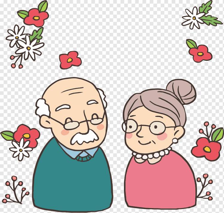 Рисунок на день свадьбы бабушке и дедушке 