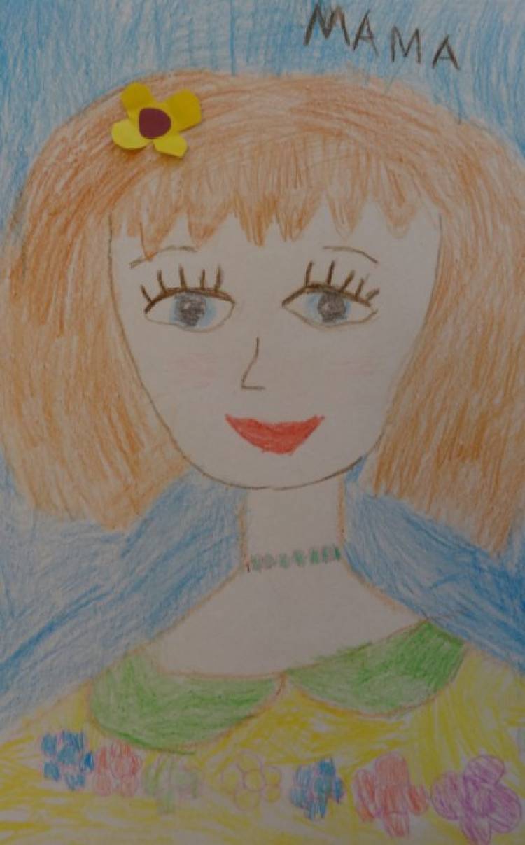 Фотоотчет о конкурсе детского рисунка «Моя мама» 