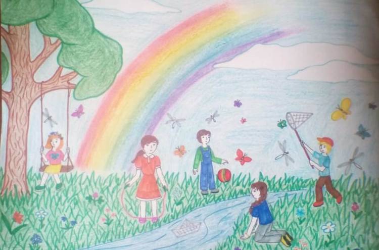 Лучшие работы Всероссийского конкурса детского рисунка, посвящённого Международному дню защиты детей «Я рисую детство!»