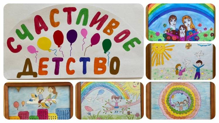 В рамках Года счастливого детства в Новоайбесинском СДК состоялся час рисования