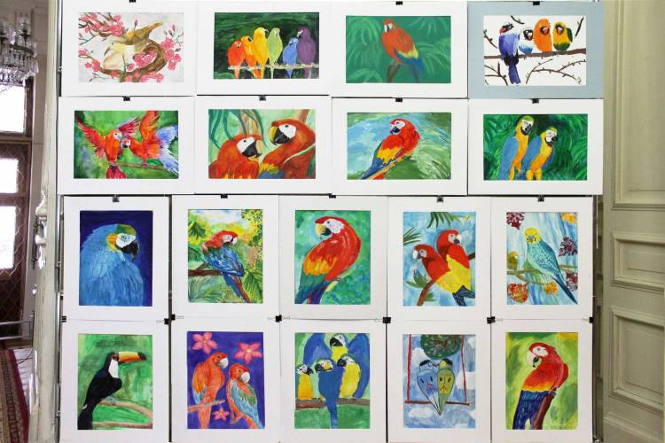 Выставка детского рисунка «Мир экзотических птиц» » Симферопольский художественный музей
