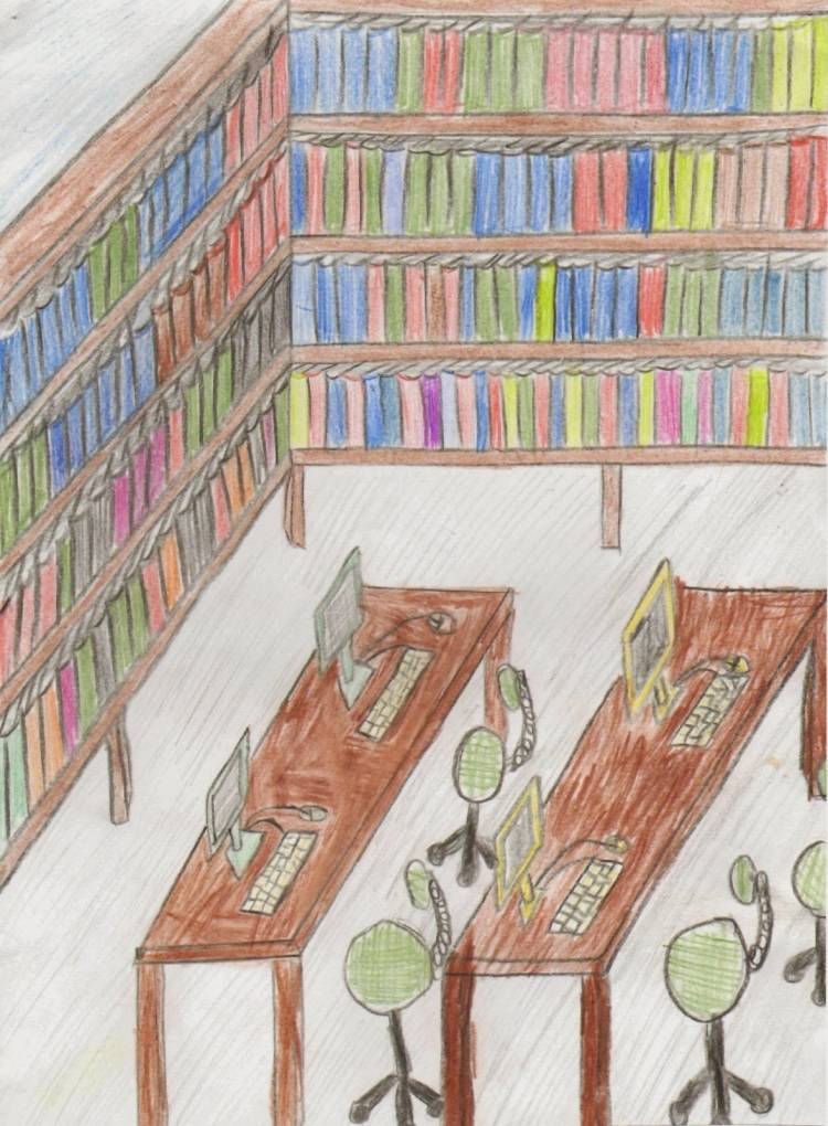 Библиотека детский рисунок