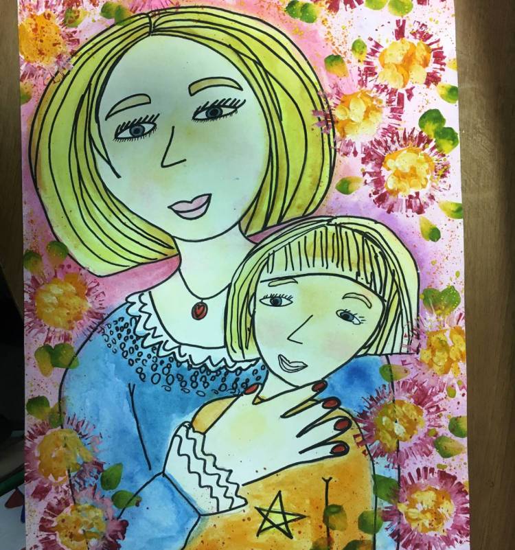 Рисунки детей из территорий края будут изображены на партийных поздравительных открытках ко Дню матери