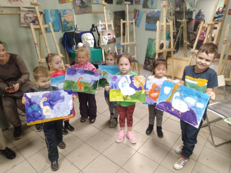Рисование и творчество для дошкольников в Санкт-Петербурге -кружок рисования для детей от