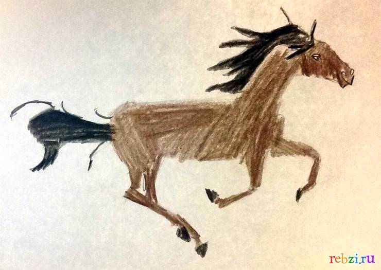 Рисунок лошади