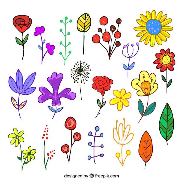 Детские рисунки цветов Изображения