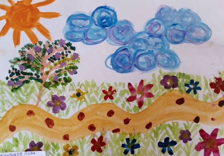 Лучшие работы Всероссийского конкурса детского рисунка «Я рисую цветущее лето!»