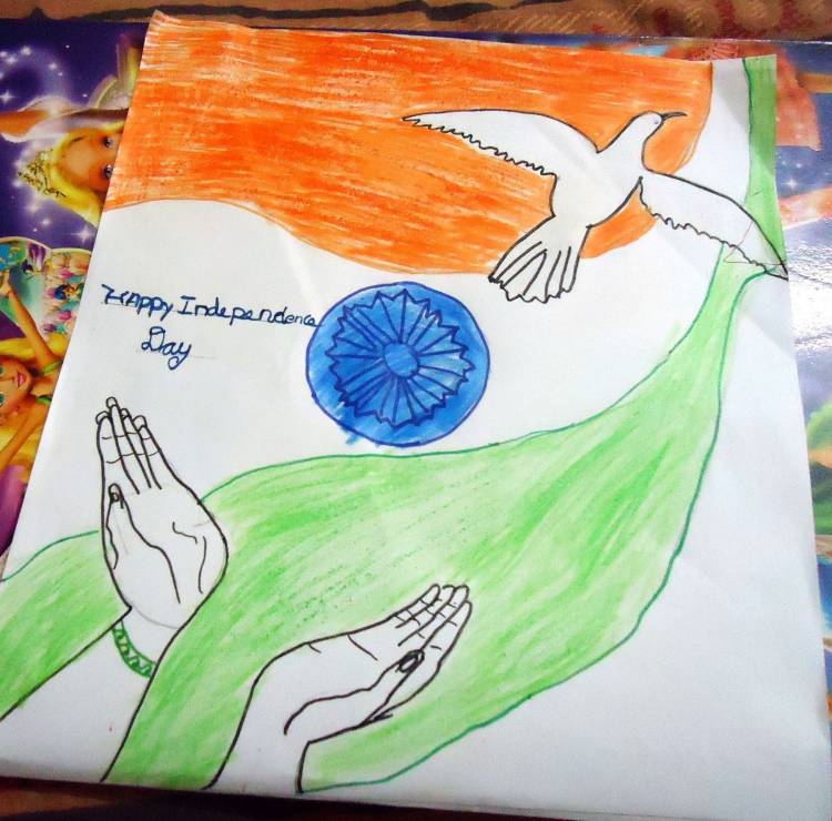Детские рисунки ко Дню независимости
