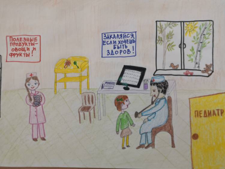В детской больнице подвели итоги конкурса рисунков ко Дню медика
