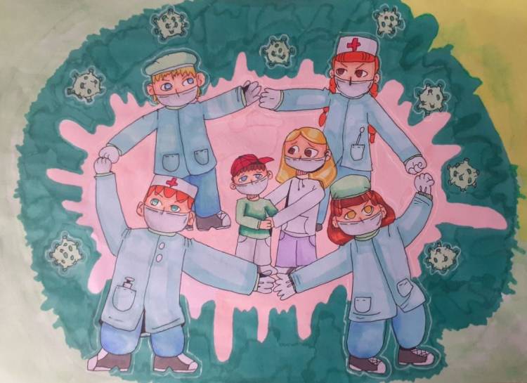 В Иркутске объявлен конкурс детских рисунков «Медики на работе»