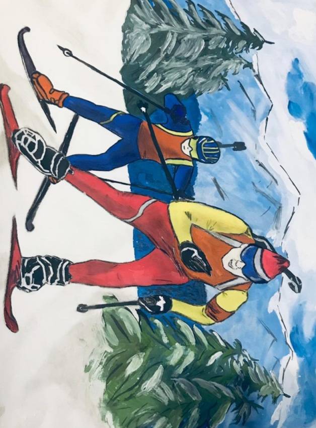 Лучшие работы Всероссийского конкурса детского рисунка, посвящённого зимним видам спорта «Спорт на свете есть такой, популярен он зимой!»