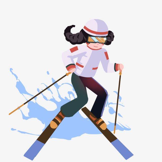 Рисованной зима тур катание на лыжах PNG , Горнолыжный курорт, лыжник, Нарисованная PNG картинки и пнг PSD рисунок для бесплатной загрузки