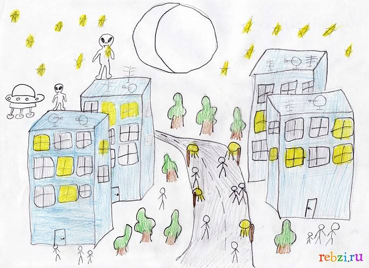 Конкурс рисунков «Лунный город»