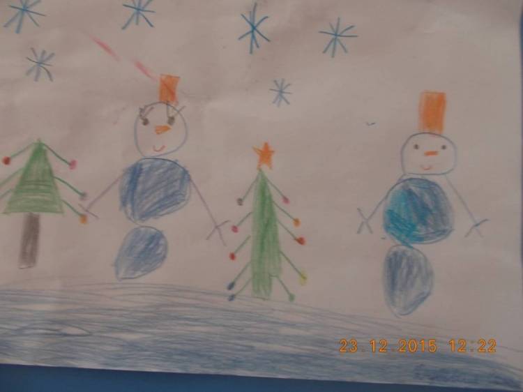 Конкурс детского рисунка «Зима пришла» 