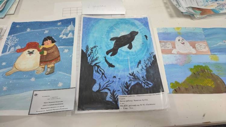 В Бурятии подвели итоги конкурса рисунков «Приключения Нерпёнка и его друзей»