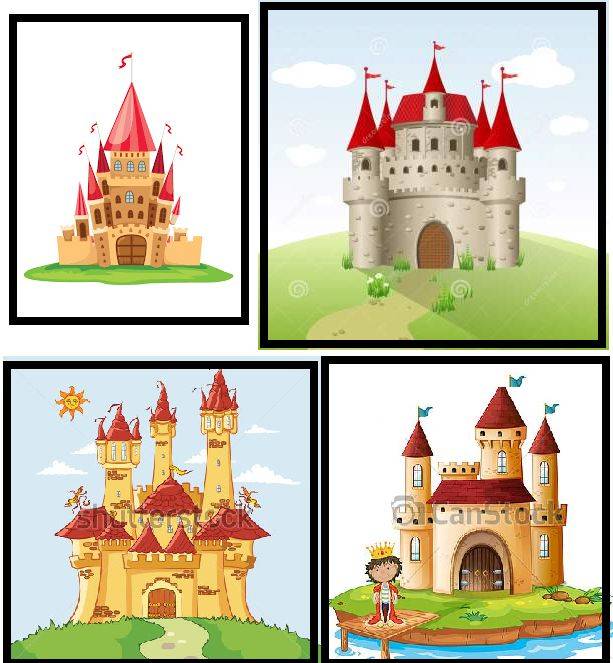 Как нарисовать замок, дворец, крепость (только инструкции с видео)?
