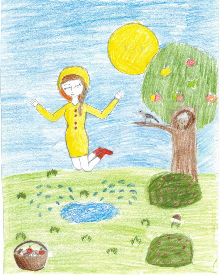 Детские рисунки о погоде