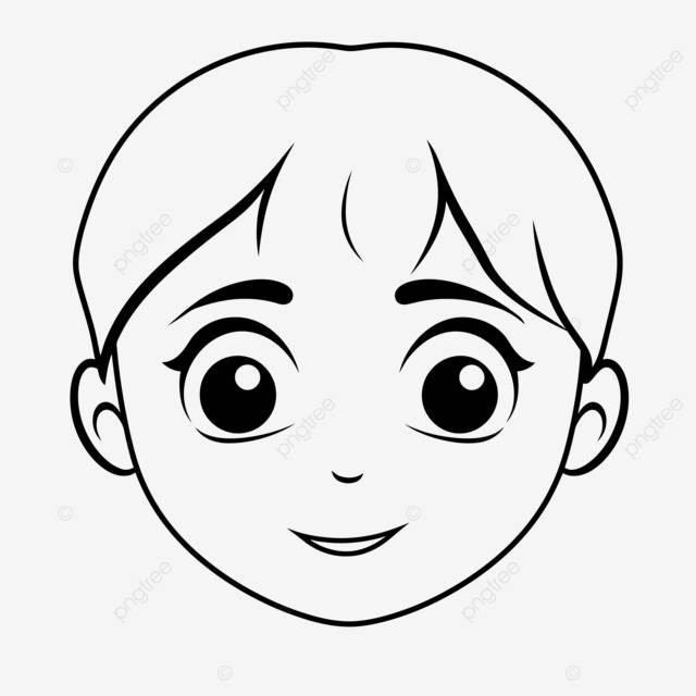 рисунок лицо ребенка раскраски наброски эскиз вектор PNG , рисунок крыла, рисунок лица, рисунок кольца PNG картинки и пнг рисунок для бесплатной загрузки
