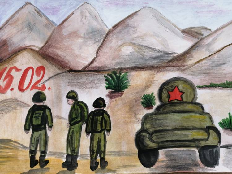 Рисунки детей на тему Чеченская война
