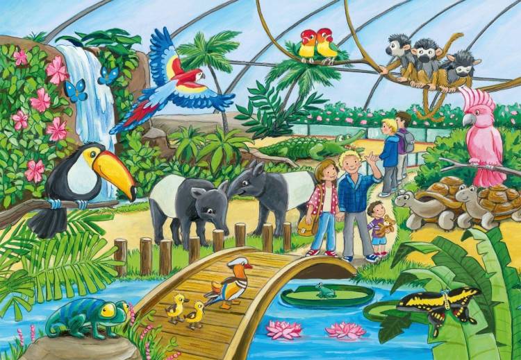Рисунок зоопарк для детей