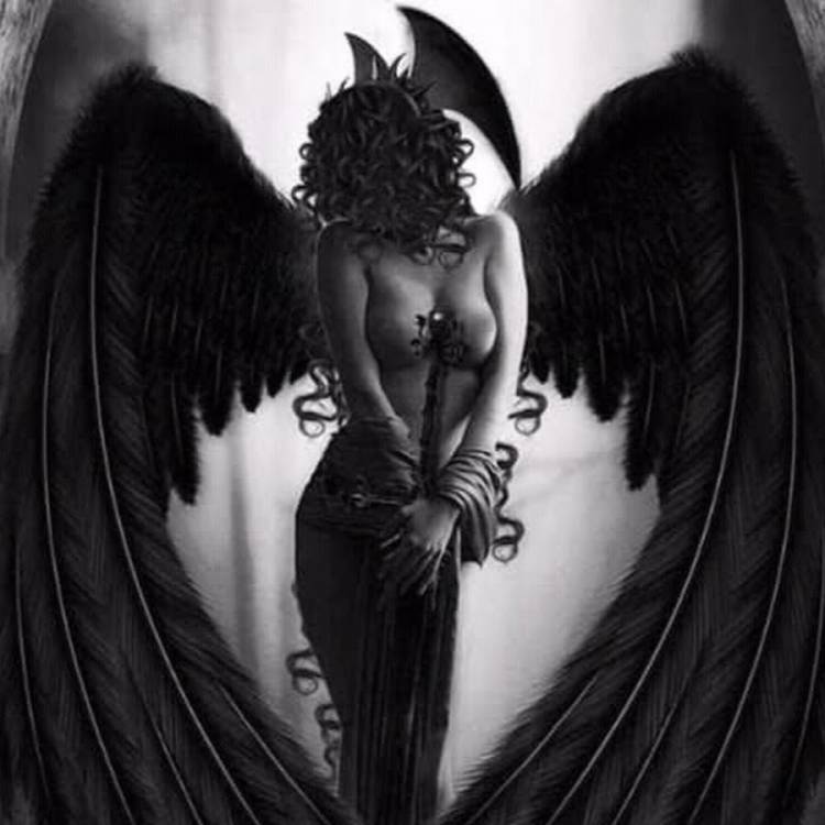 Ангелы и демоны прикольные рисунки