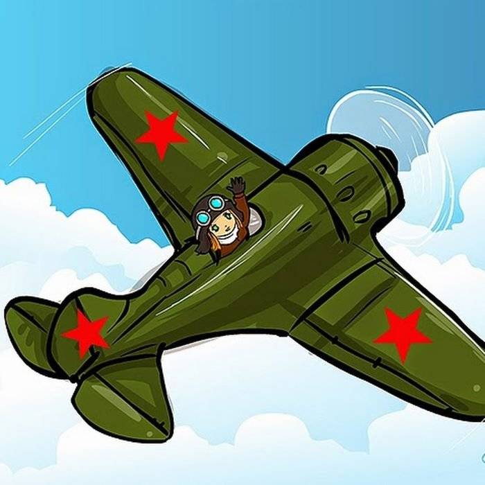 Картинка самолет военный детский рисунок 