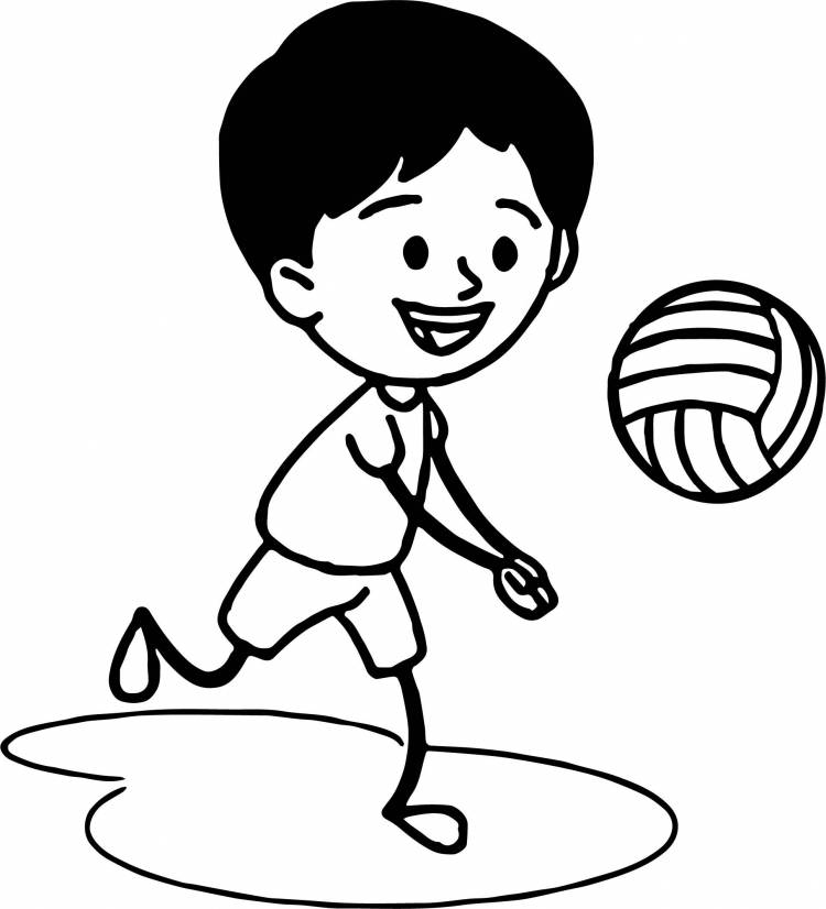 Волейбол простые рисунки