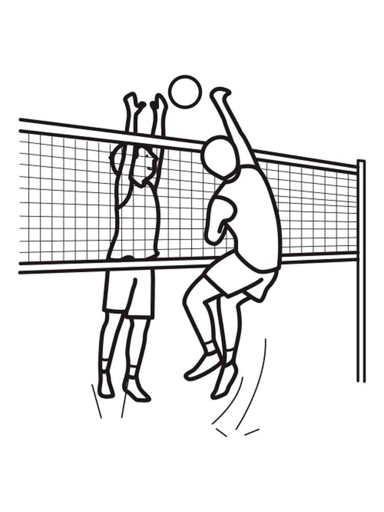 Как нарисовать волейбол 