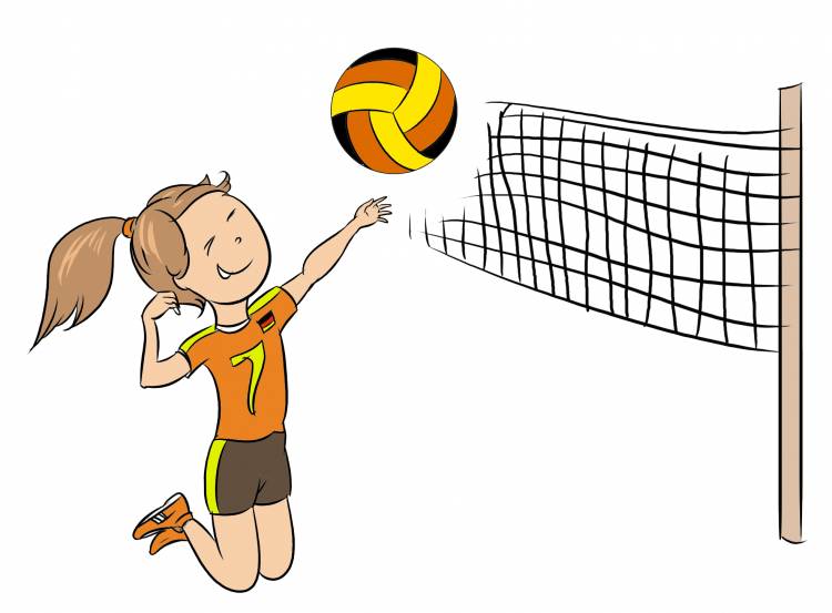 Волейбол рисунок для детей