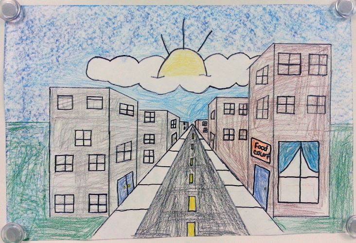 Город будущего картинки и рисунки для детей