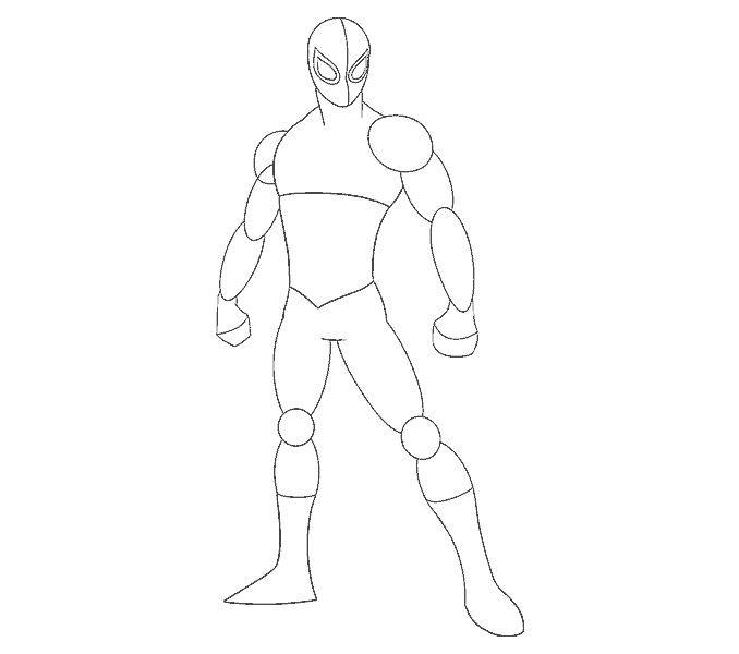 Image result for spiderman legs drawing